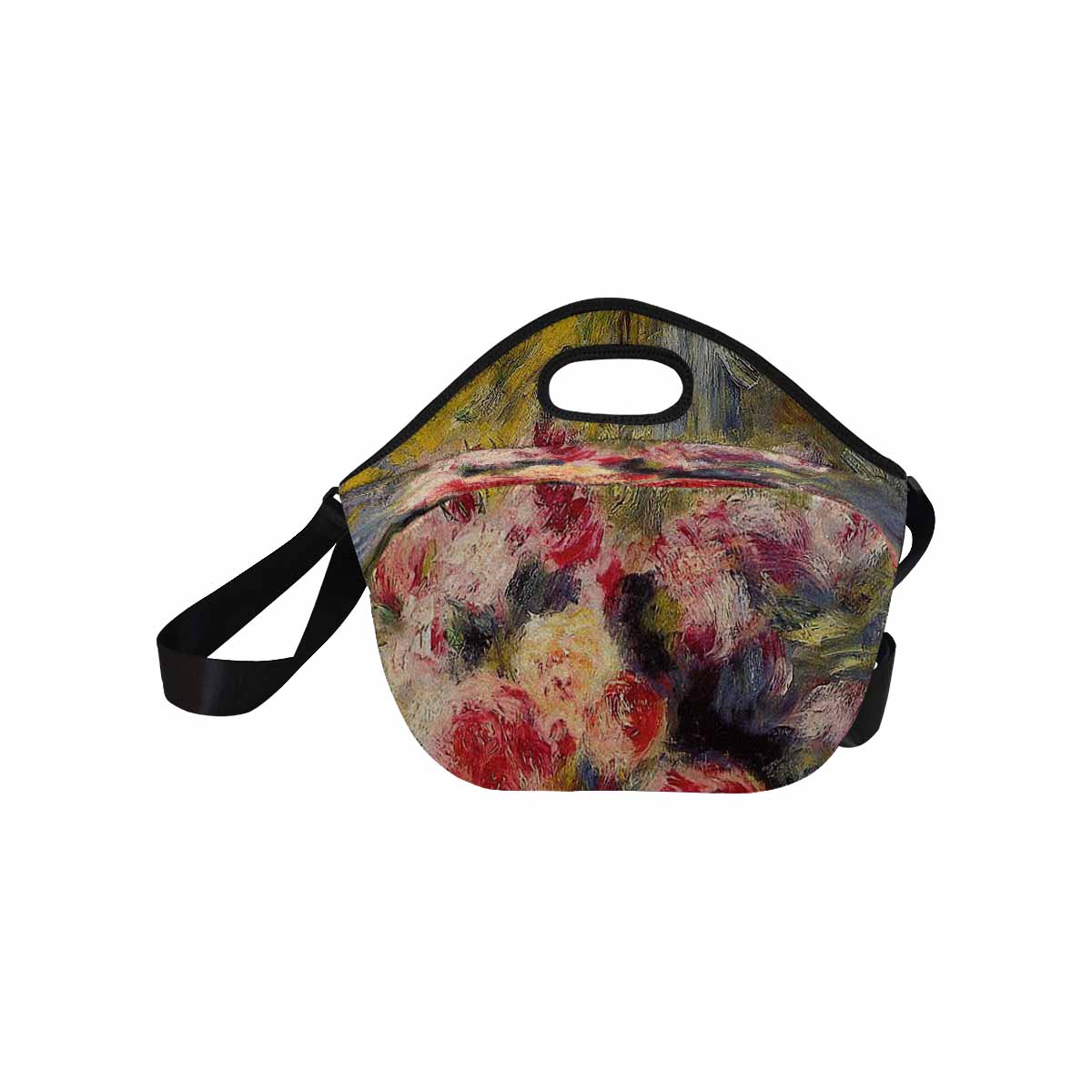 Vintage Floral print insulated lunch bag, Design 26