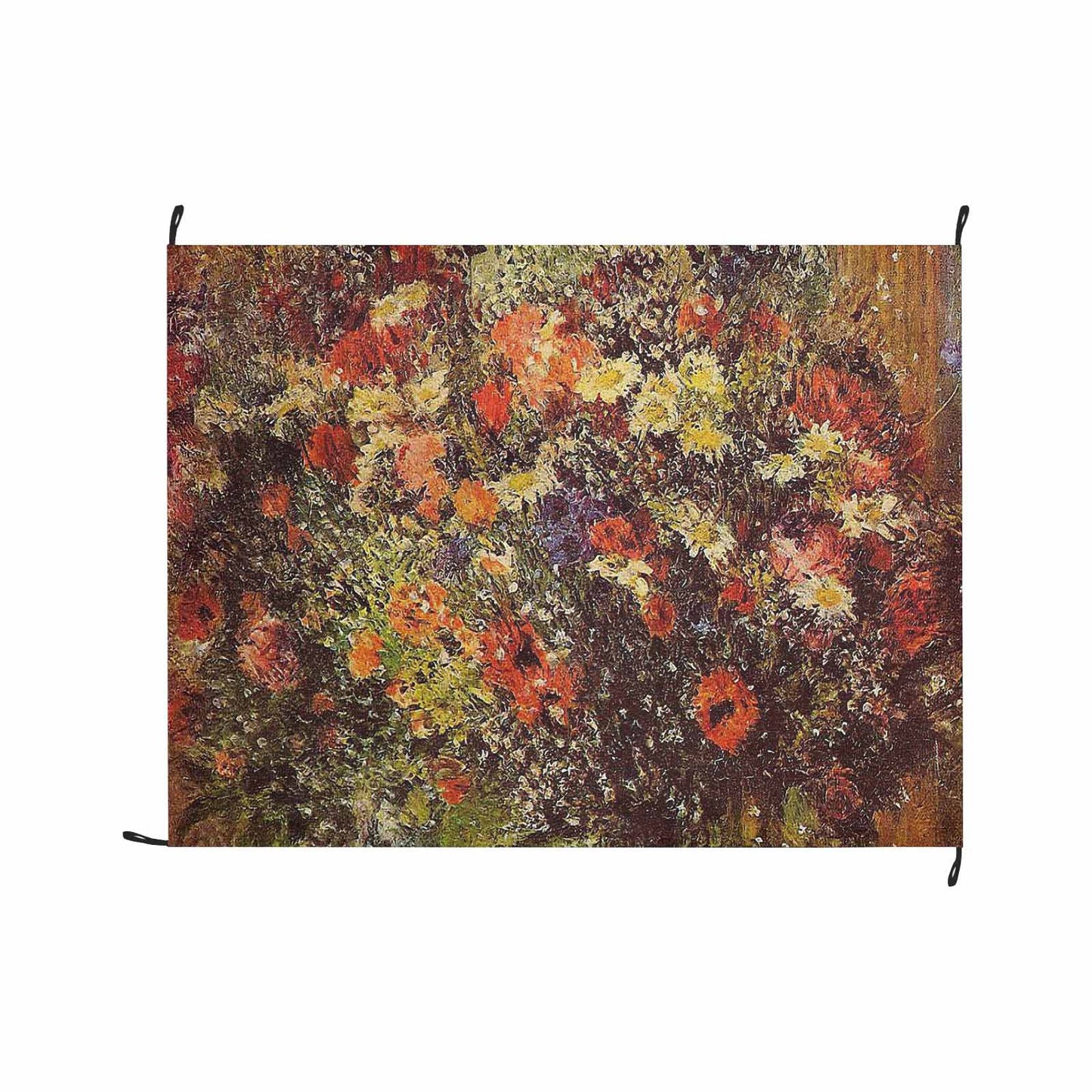 Vintage Floral waterproof picnic mat, 69 x 55in, Design 24