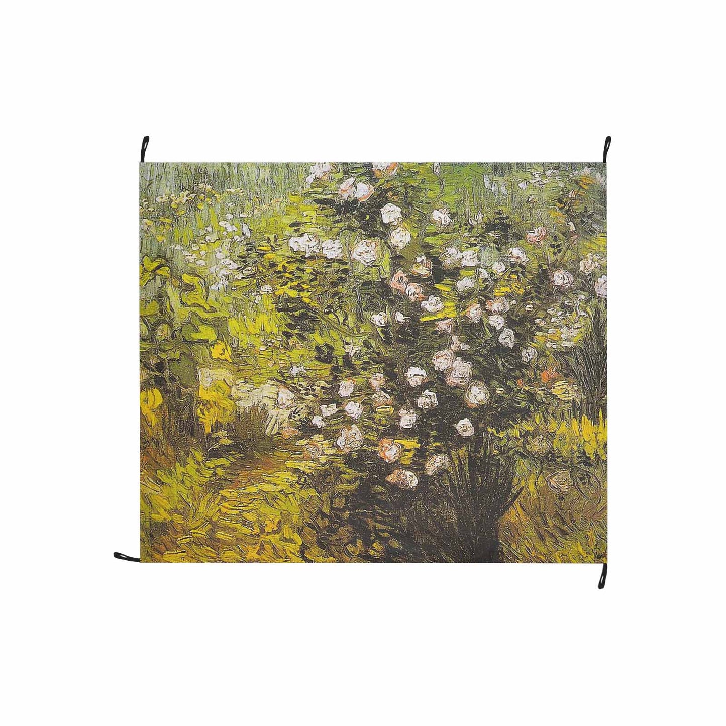 Vintage Floral waterproof picnic mat, 61 x 55in, Design 05