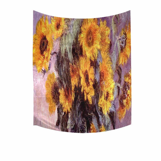 Vintage floral TAPESTRY, MEDIUM 51 in X 60 in, Design 49 C26