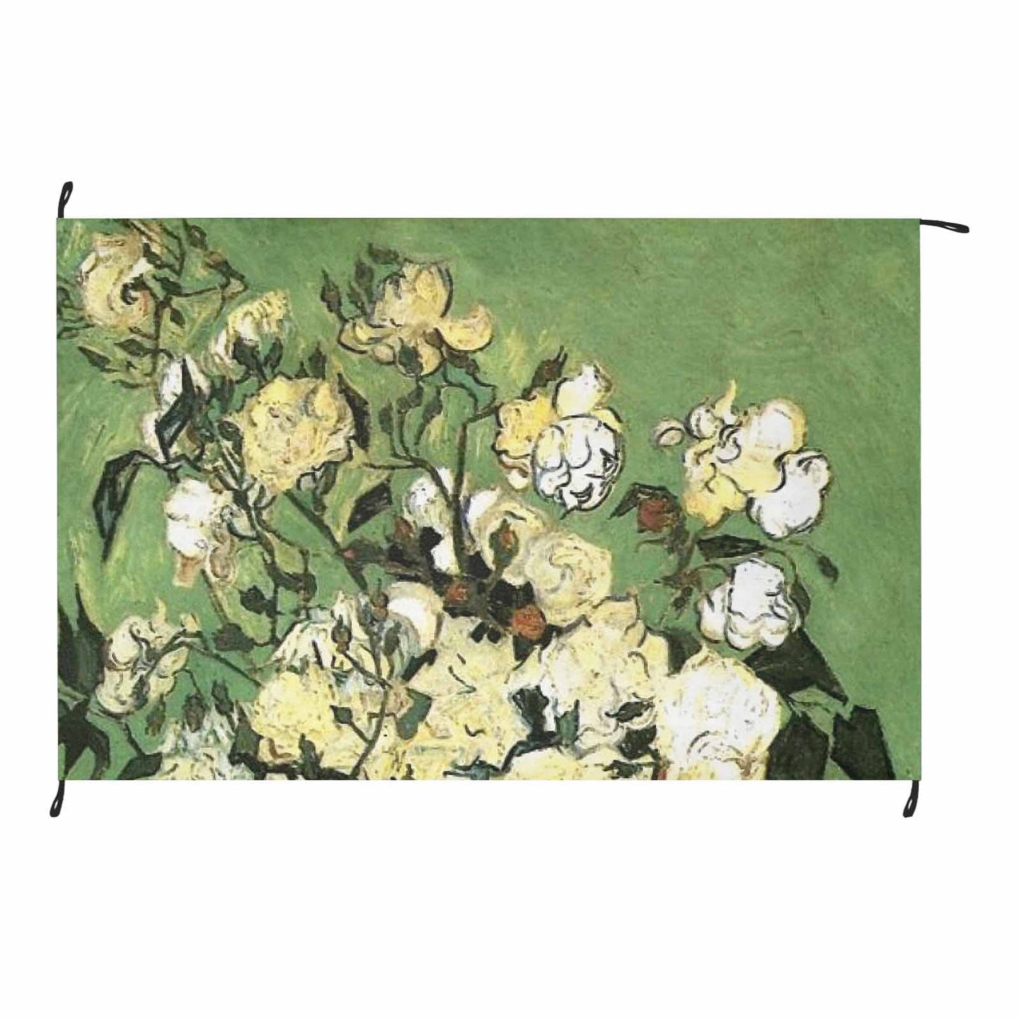 Vintage Floral waterproof picnic mat, 81 x 55in, Design 55