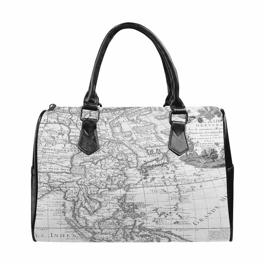 Antique Map design Boston handbag, Model 1695321, Design 8