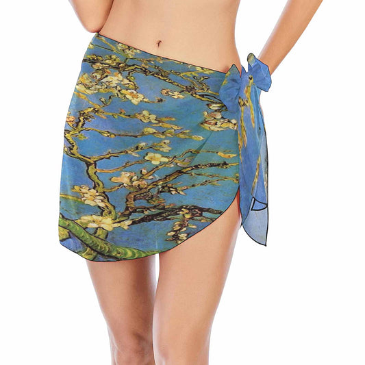 Vintage floral, beach sarong, beach coverup, swim wear, Design 20