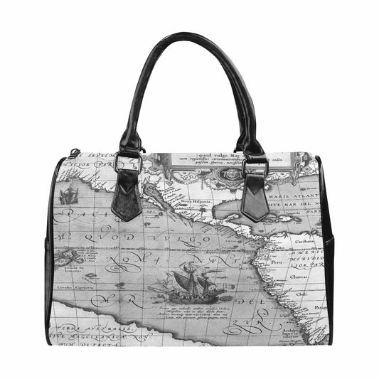 Antique Map design Boston handbag, Model 1695321, Design 44