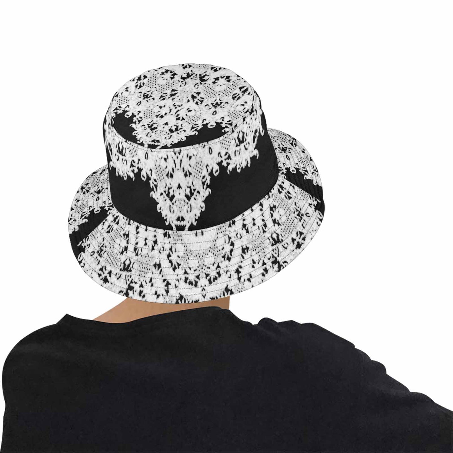 Victorian lace Bucket Hat, outdoors hat, design 50