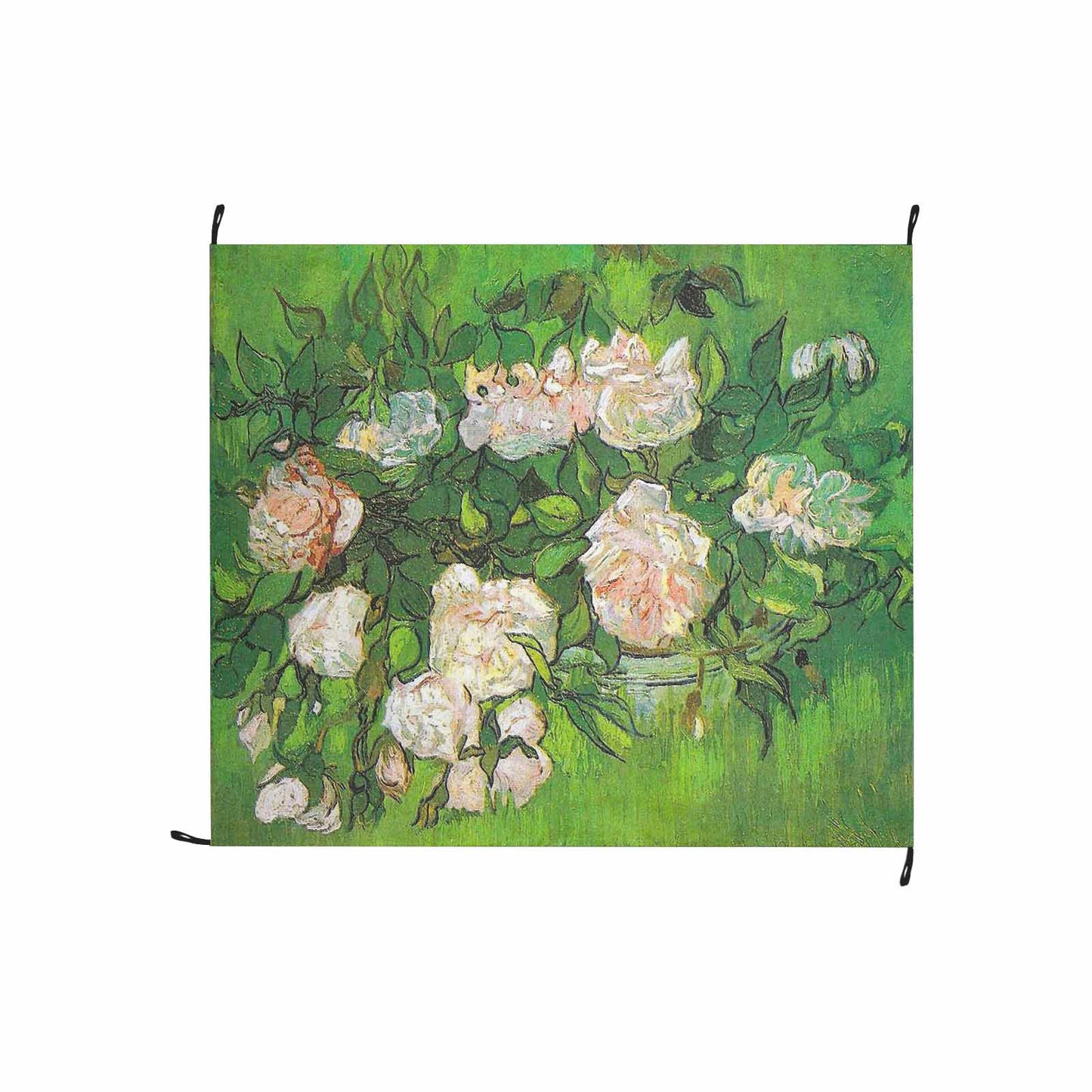 Vintage Floral waterproof picnic mat, 61 x 55in, Design 06