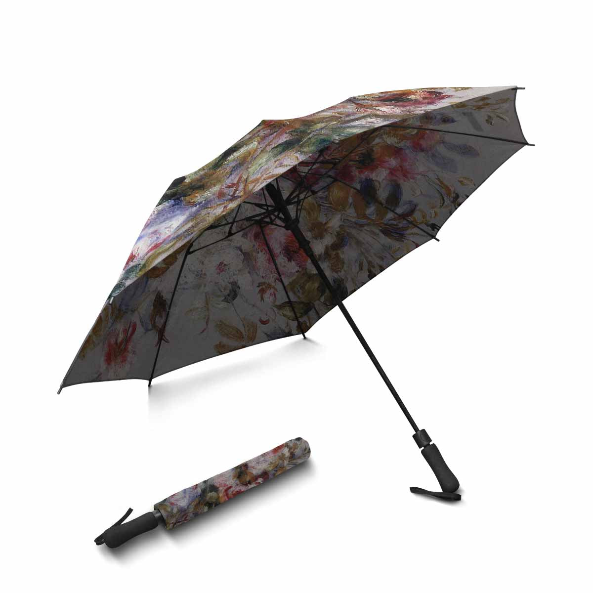 Victorian floral UMBRELLA, Mod U05, Design 12