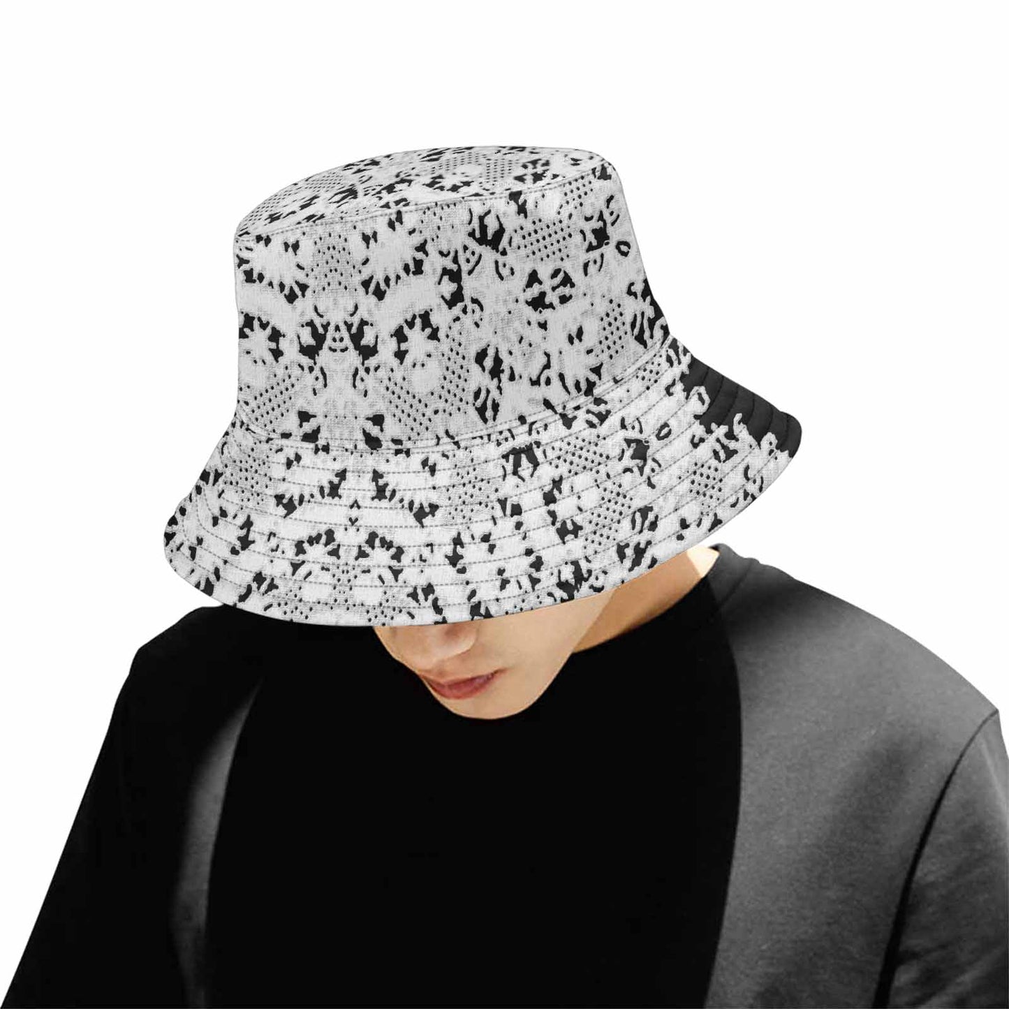 Victorian lace Bucket Hat, outdoors hat, design 50