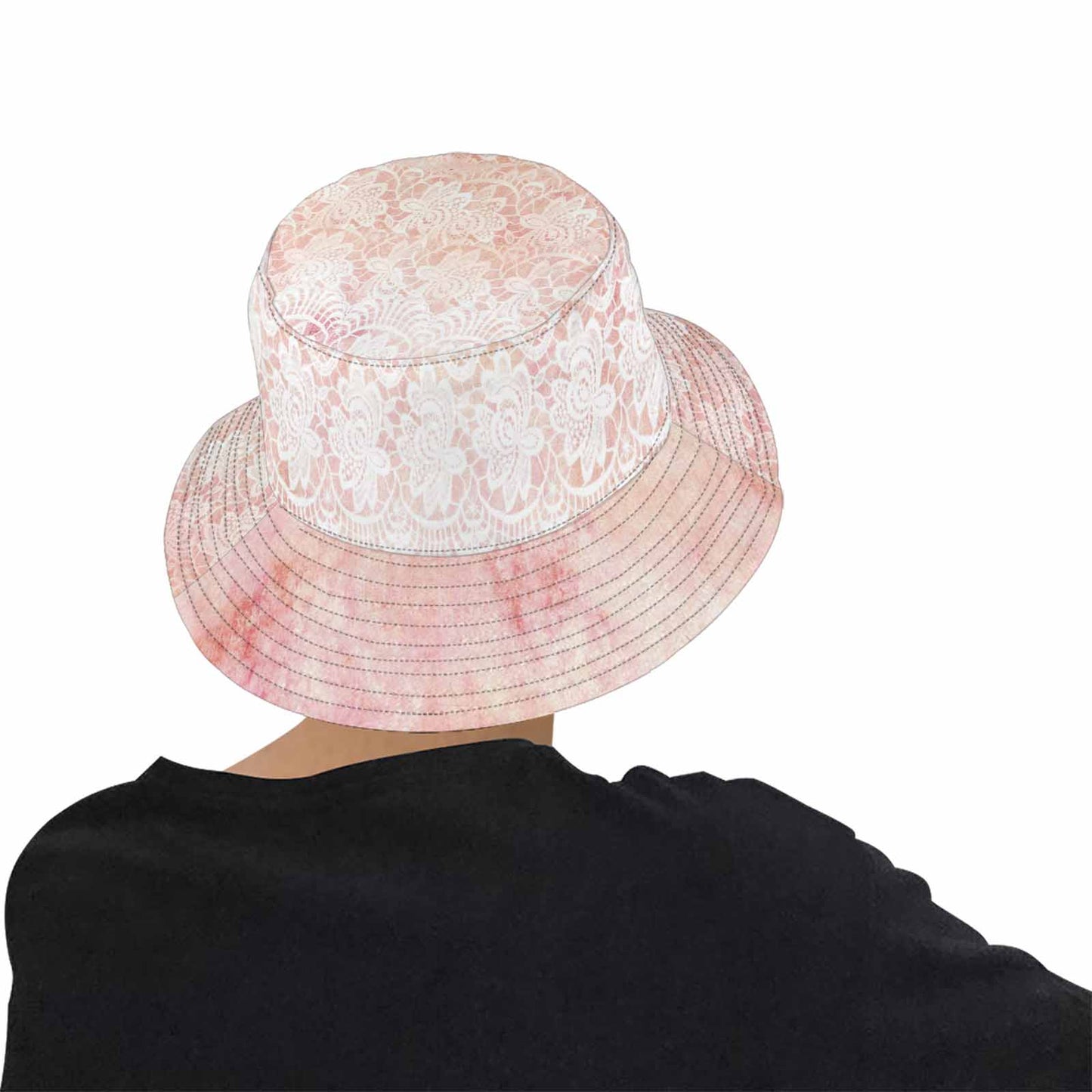 Victorian lace Bucket Hat, outdoors hat, design 38