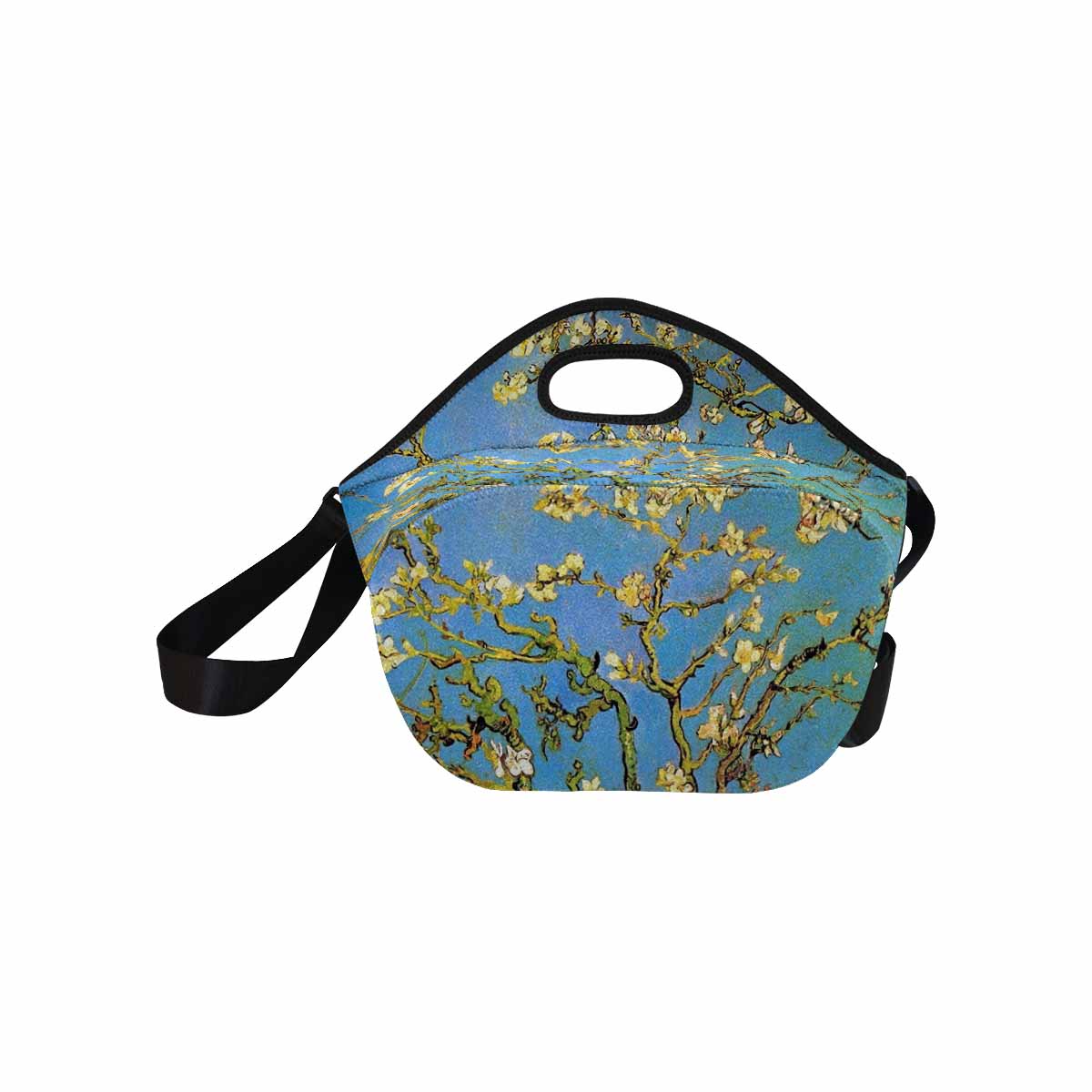 Vintage Floral print insulated lunch bag, Design 20