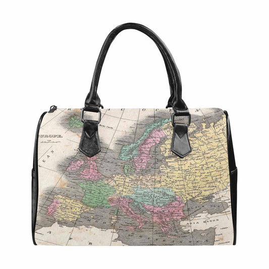 Antique Map design Boston handbag, Model 1695321, Design 9