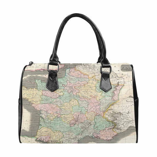 Antique Map design Boston handbag, Model 1695321, Design 39