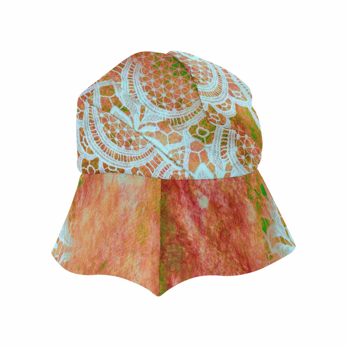 Victorian lace print, wide brim sunvisor Hat, outdoors hat, design 31