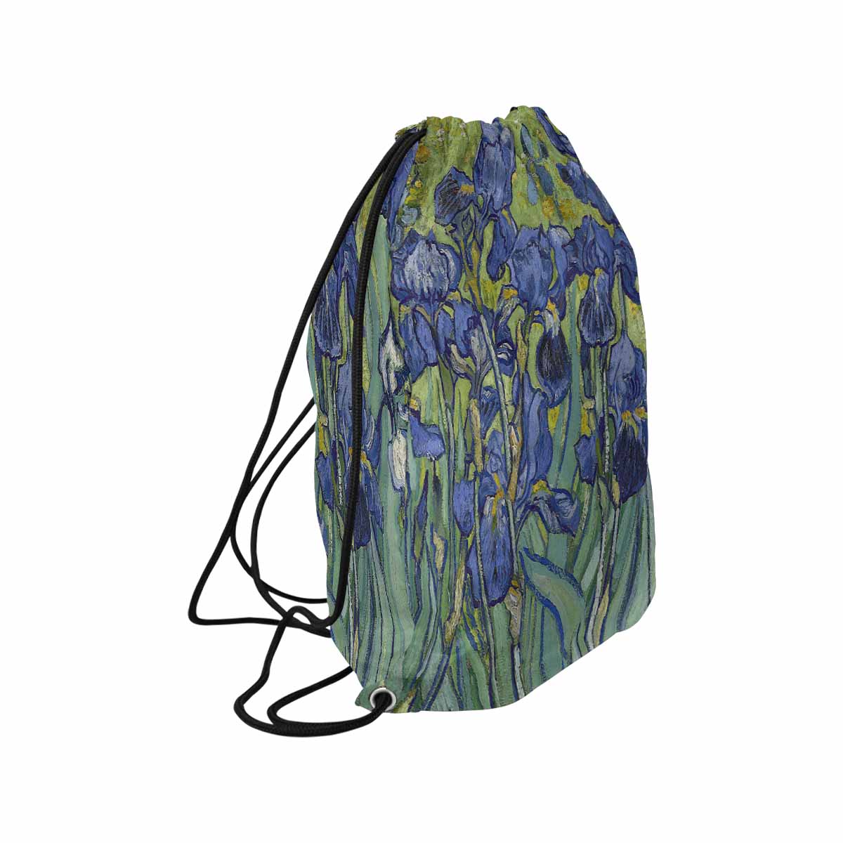 Vintage Floral print, DRAWSTRING BAG, LARGE, Design 40