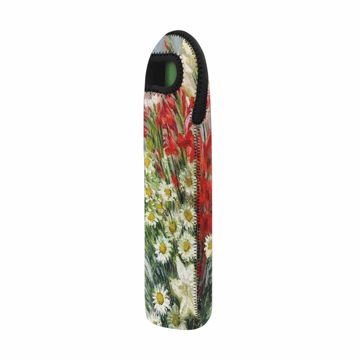 Vintage floral 1 bottle wine bag, Design 43