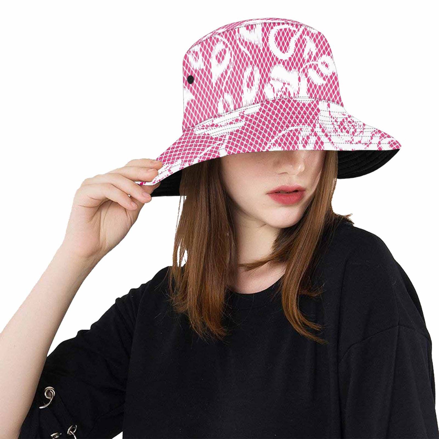 Victorian lace Bucket Hat, outdoors hat, design 17