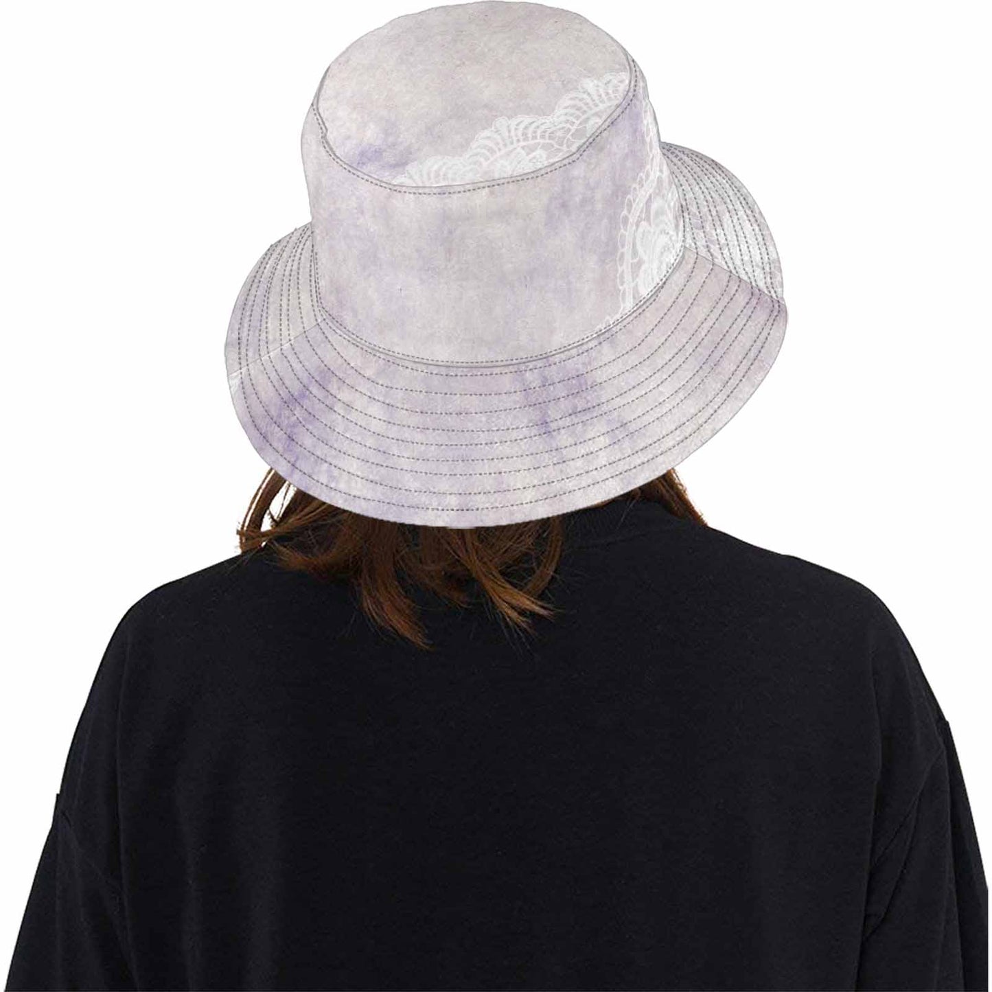 Victorian lace Bucket Hat, outdoors hat, design 40