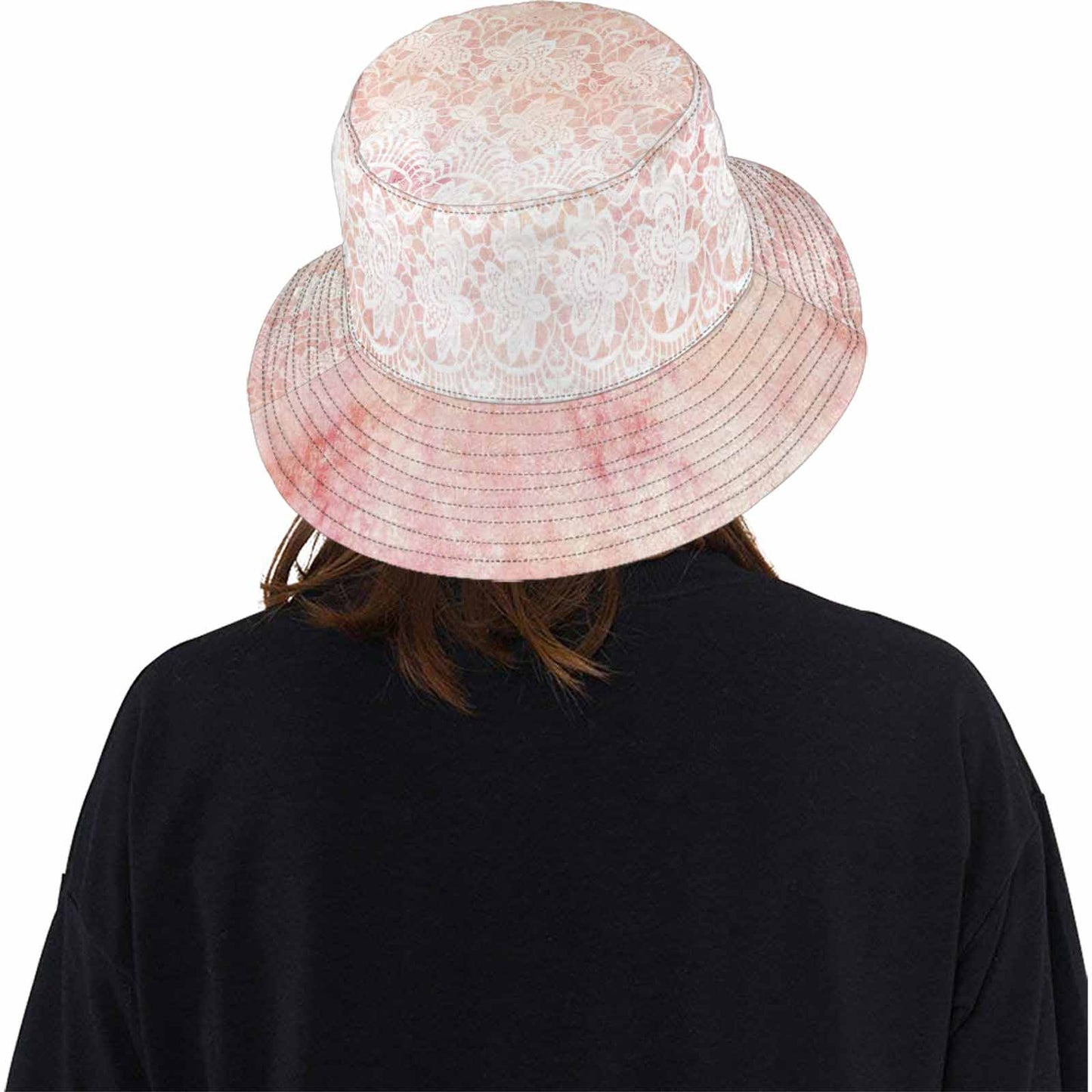 Victorian lace Bucket Hat, outdoors hat, design 38