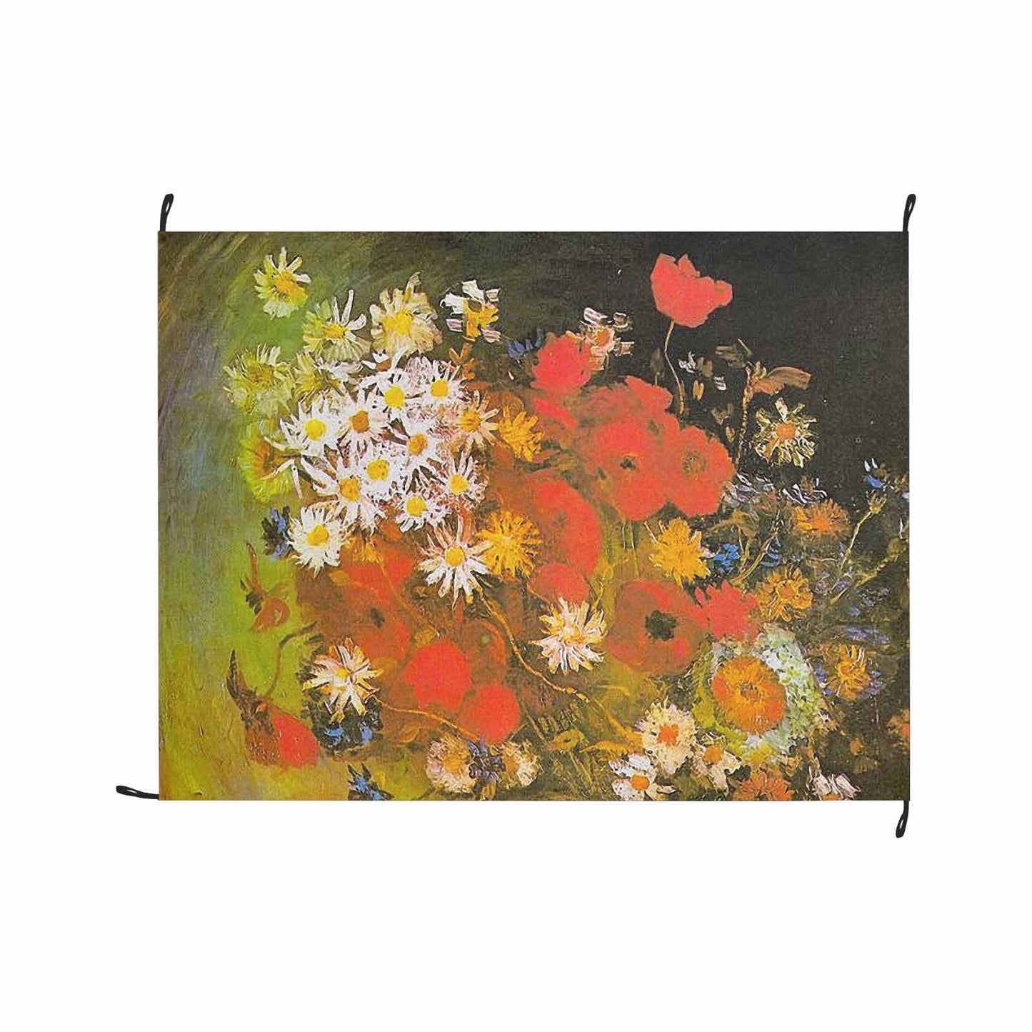 Vintage Floral waterproof picnic mat, 69 x 55in, Design 60