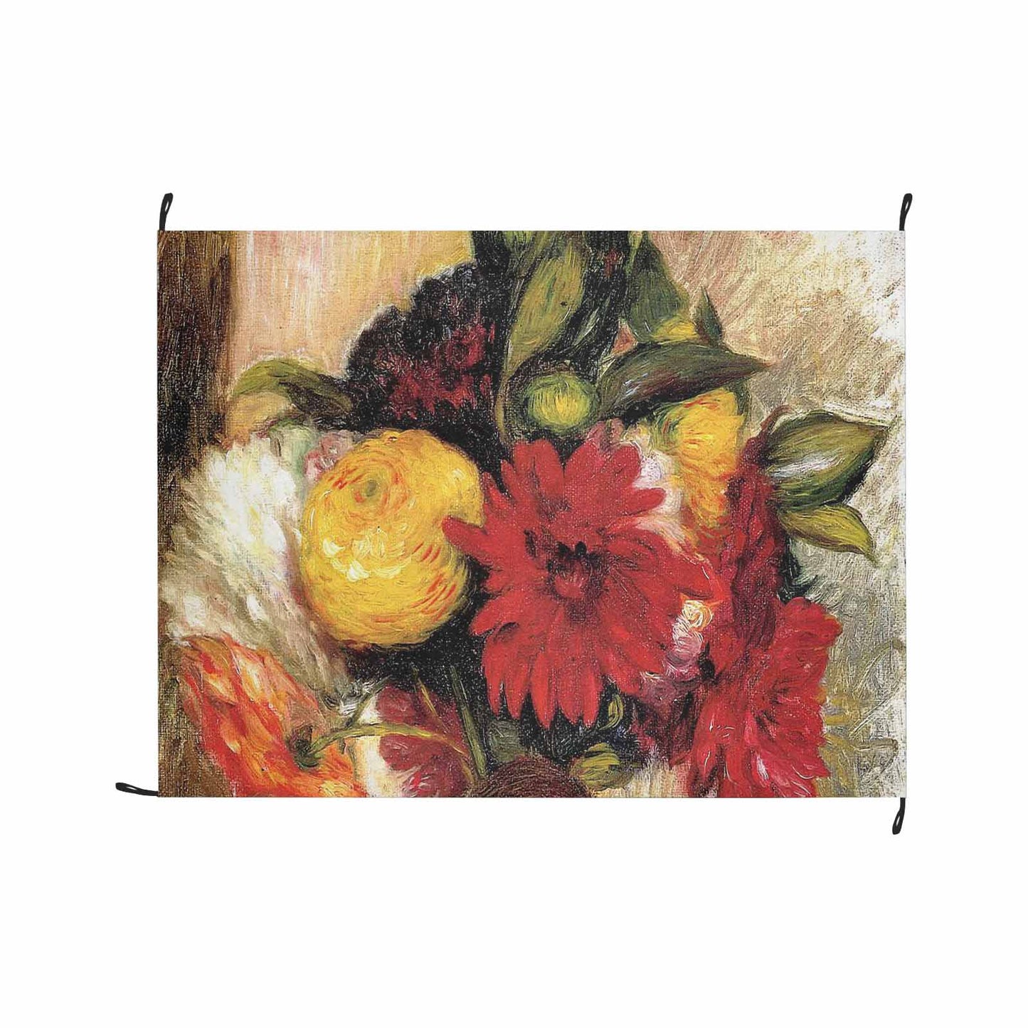 Vintage Floral waterproof picnic mat, 69 x 55in, Design 25