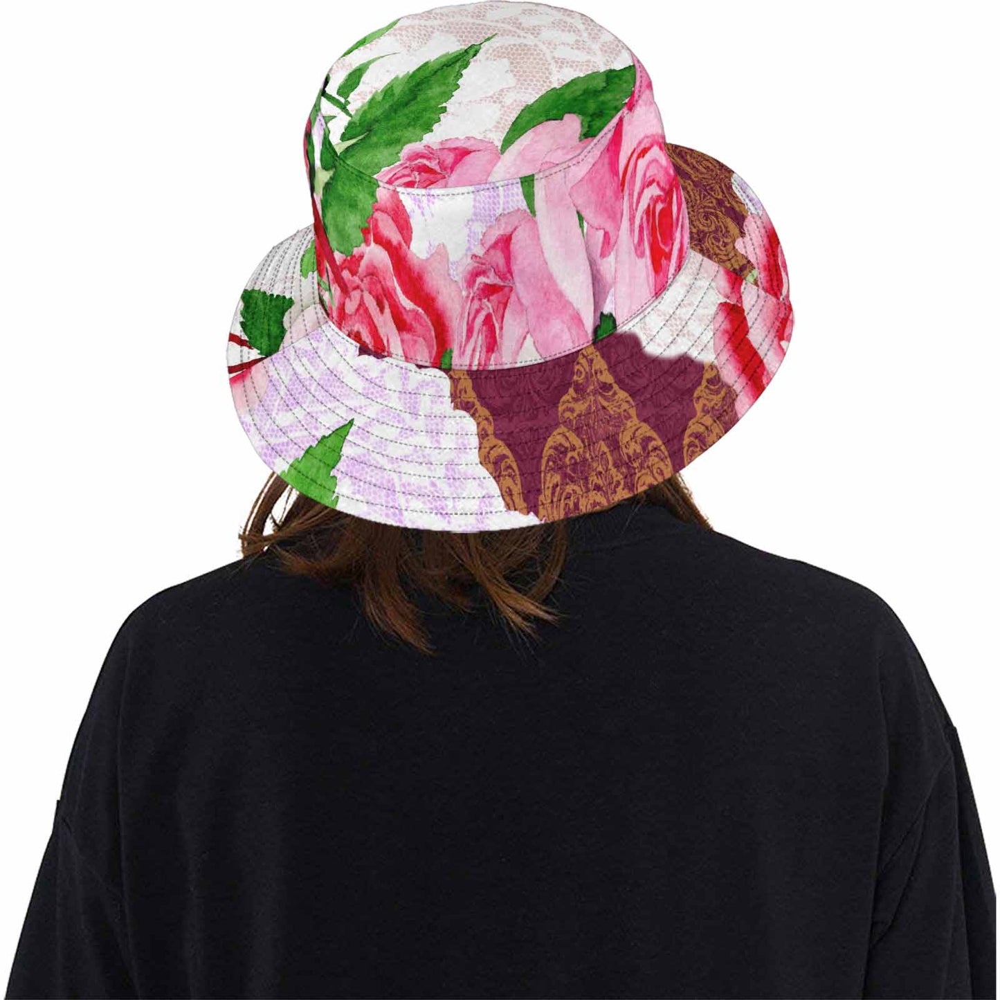 Victorian lace Bucket Hat, outdoors hat, design 19