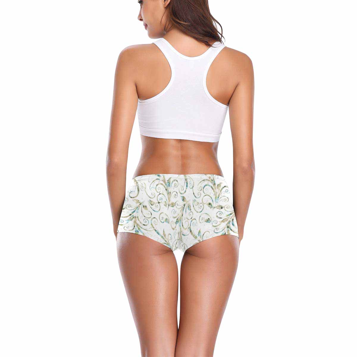 Floral 2, boyshorts, daisy dukes, pum pum shorts, panties, design 34