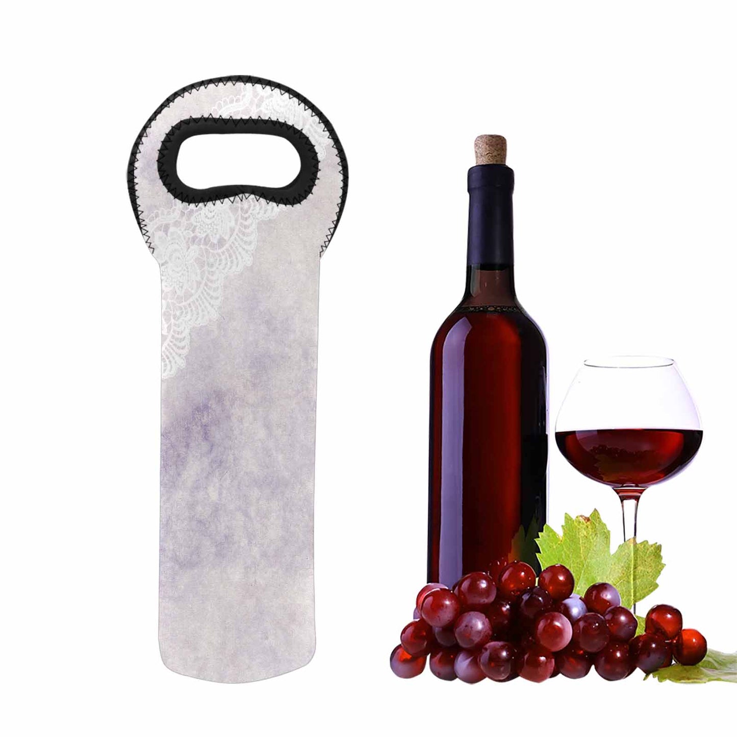 Victorian Lace 1 bottle wine bag, design 40