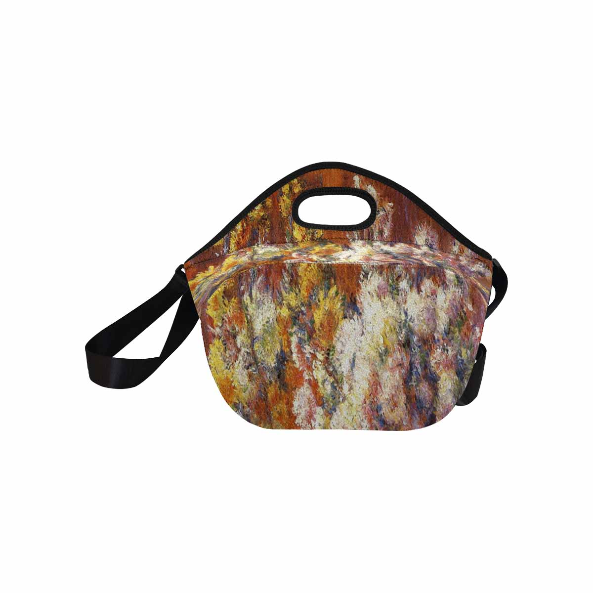 Vintage Floral print insulated lunch bag, Design 57