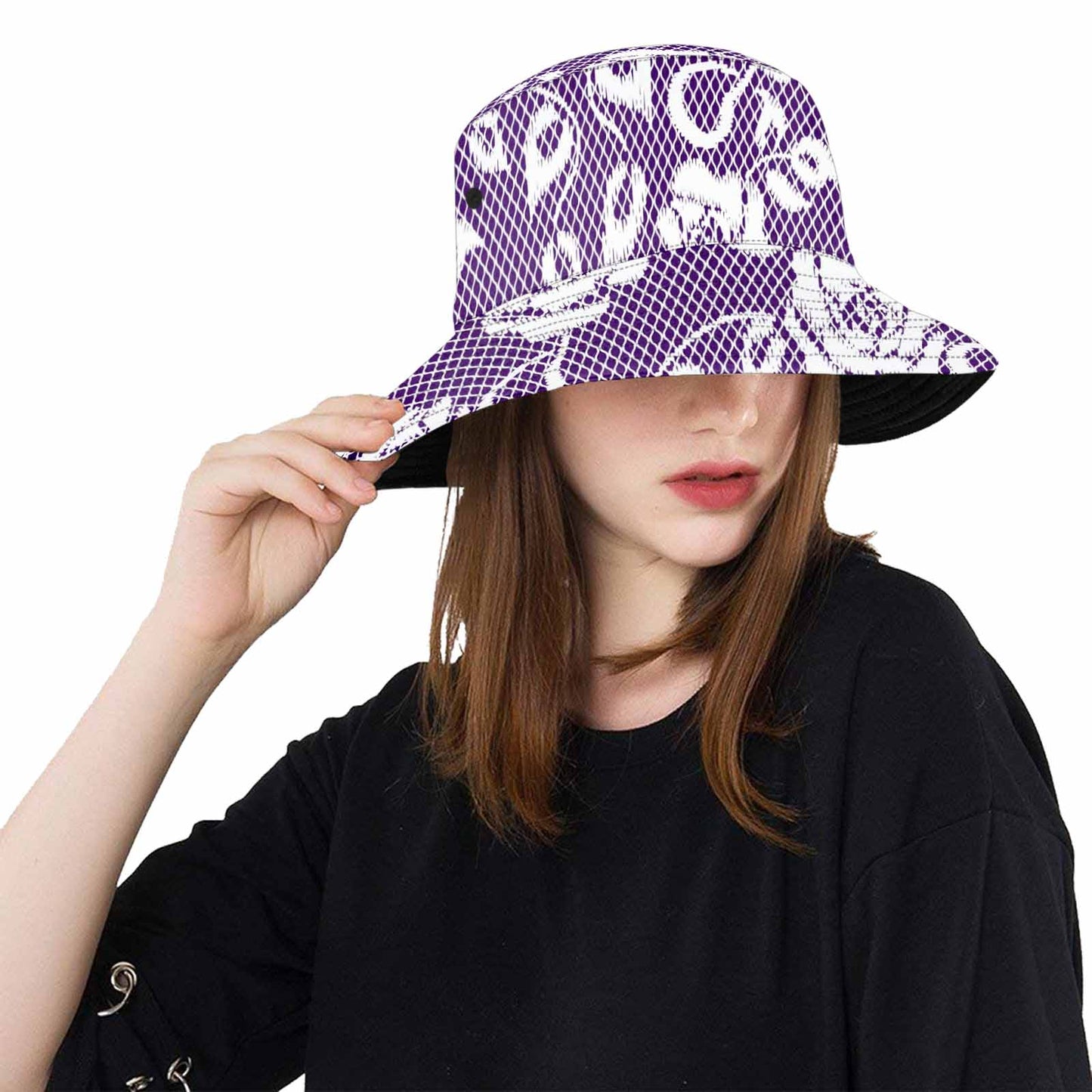 Victorian lace Bucket Hat, outdoors hat, design 18