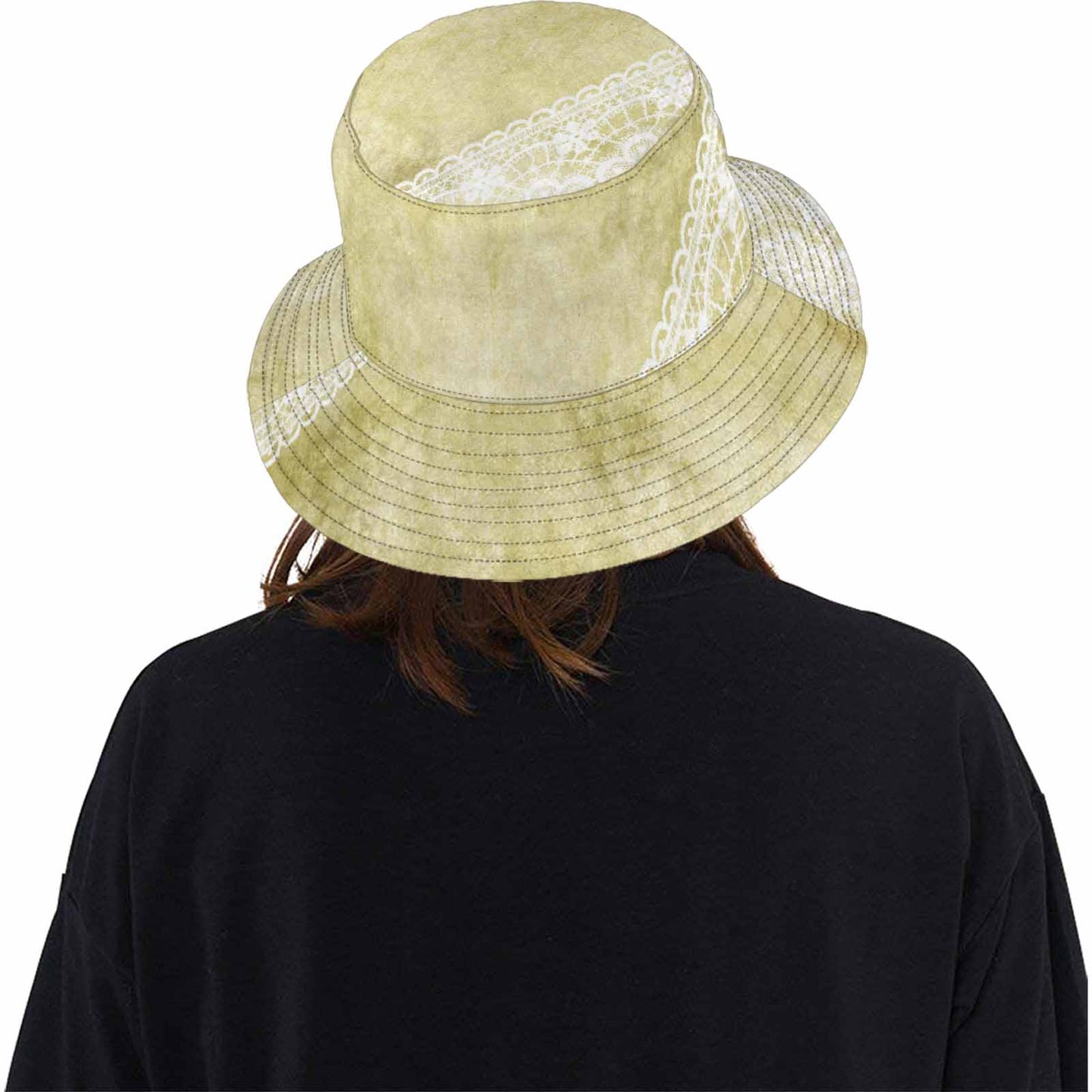 Victorian lace Bucket Hat, outdoors hat, design 43