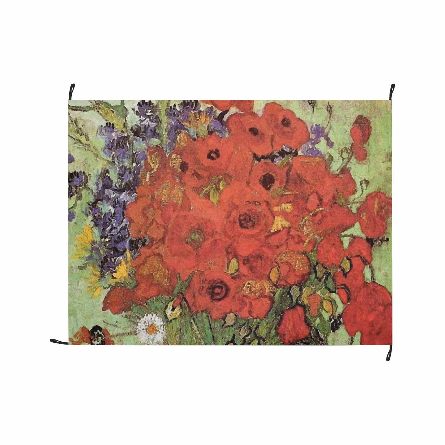 Vintage Floral waterproof picnic mat, 69 x 55in, Design 47