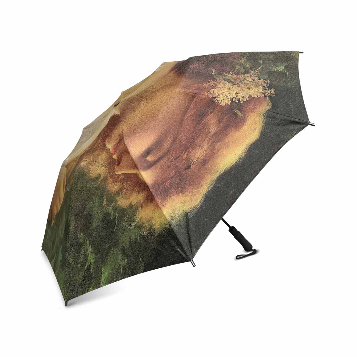 Victorian Lady Design UMBRELLA, Young Woman with a Dragonfly Model U05-C20
