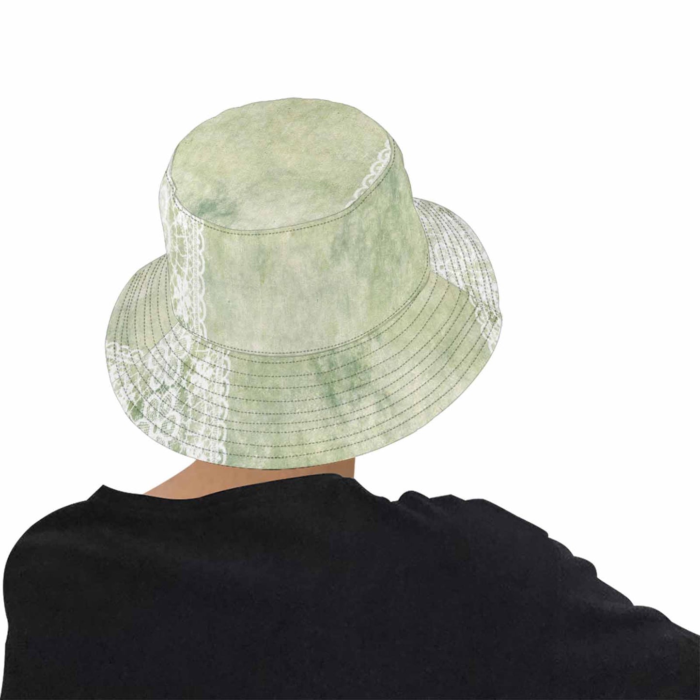 Victorian lace Bucket Hat, outdoors hat, design 42