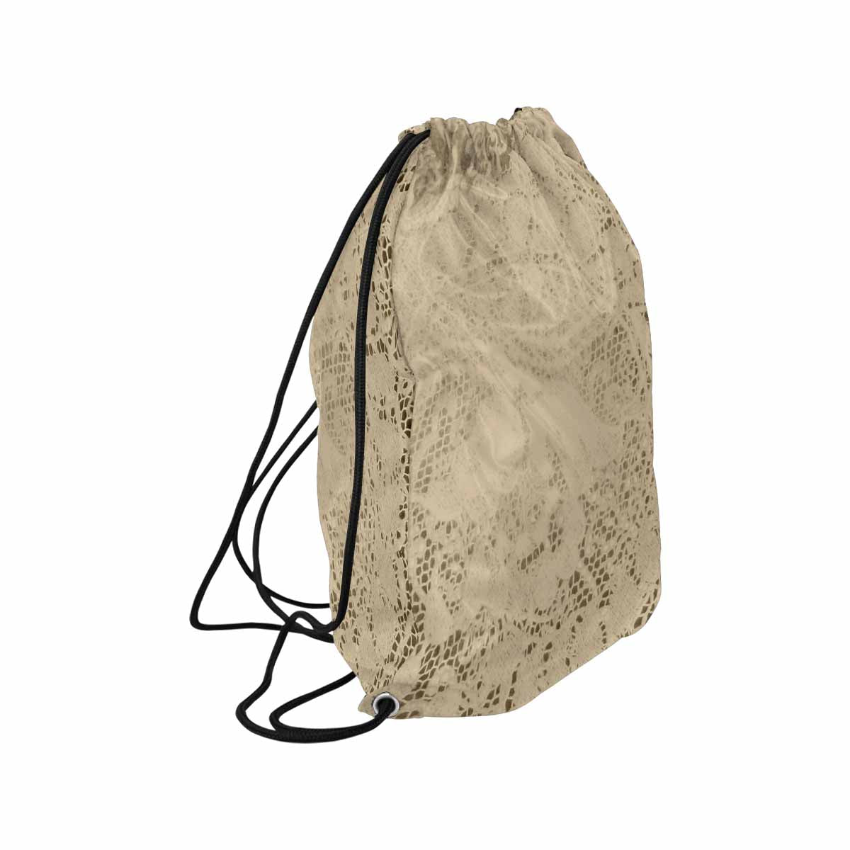 Victorian lace DRAWSTRING BAG, LARGE, design 26