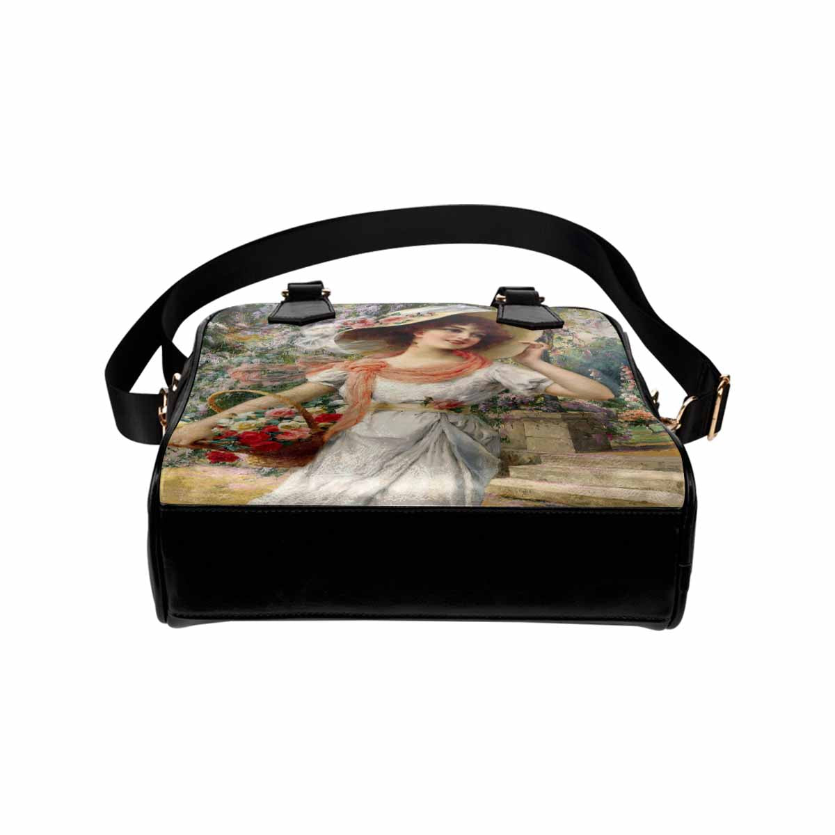 Victorian Lady design handbag, Mod 19163453, THE FLOWER GARDEN